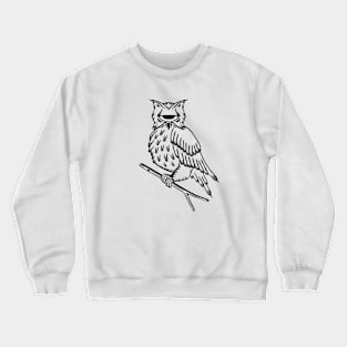 PERCHING OWL Crewneck Sweatshirt